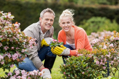 Free quote process for gardening services in a busy local area
